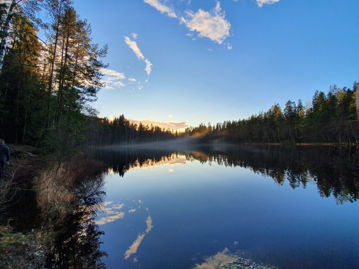 Syverudtjern rundt en lørdag&nbsp;formiddag